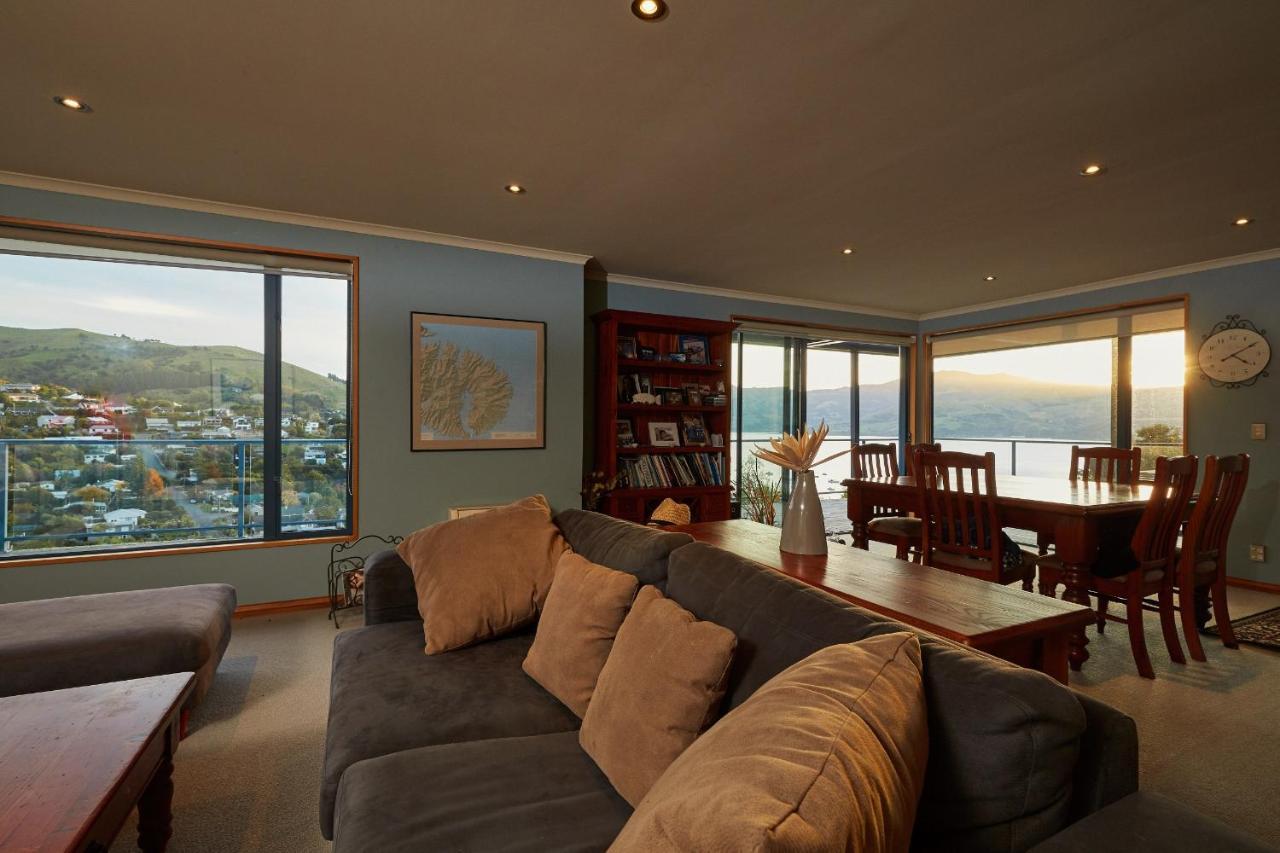 Akaroa Holiday Home Spacious And Quite With Stunning Harbour Views And Close To Town Zewnętrze zdjęcie