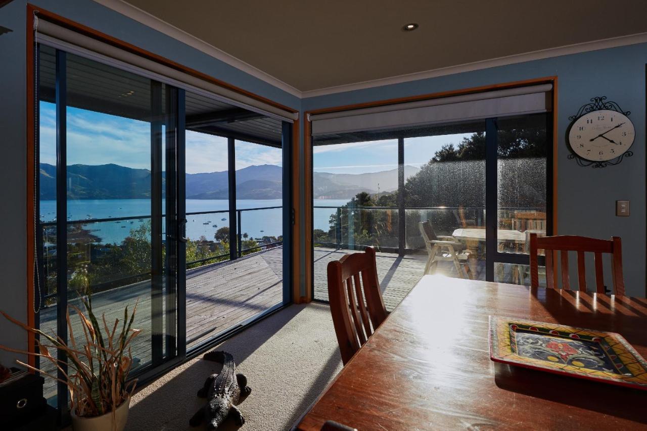 Akaroa Holiday Home Spacious And Quite With Stunning Harbour Views And Close To Town Zewnętrze zdjęcie